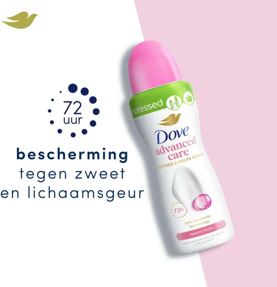 Dove Advanced Care Anti-Transpirant Spray 6x100ml