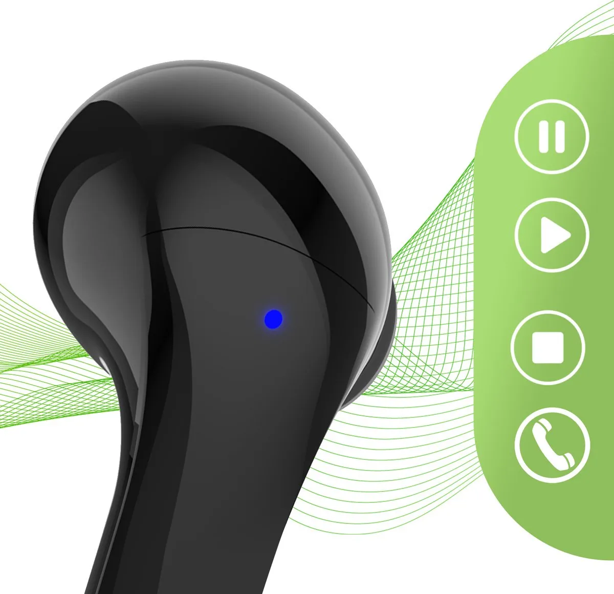 Belkin SoundForm Motion AUC010BTBK In-Ear Headset - Zwart
