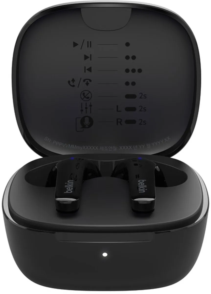 Belkin SoundForm Motion AUC010BTBK In-Ear Headset - Zwart - afbeelding 6 van 6