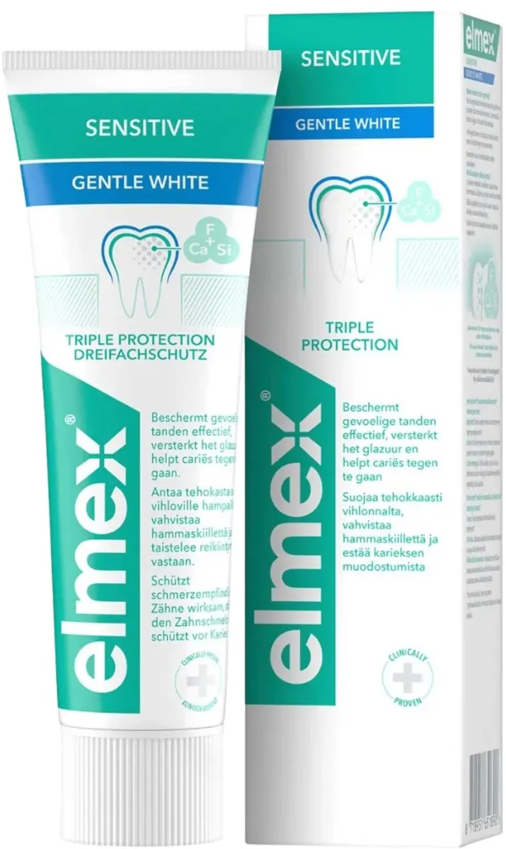 Elmex Tandpasta Gentle White Triple Protection 75ml