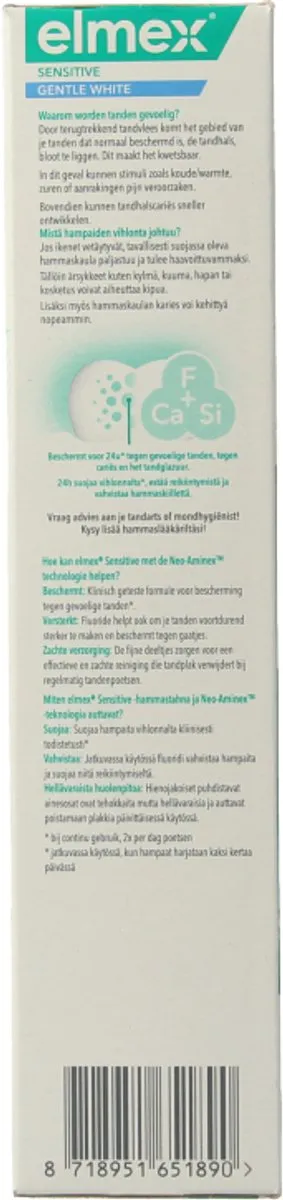 Elmex Tandpasta Gentle White Triple Protection 75ml