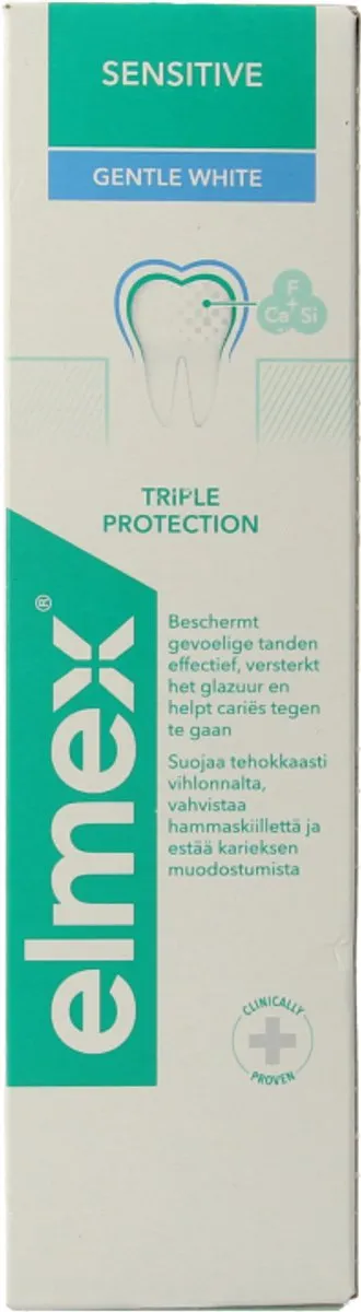 Elmex Tandpasta Gentle White Triple Protection 75ml