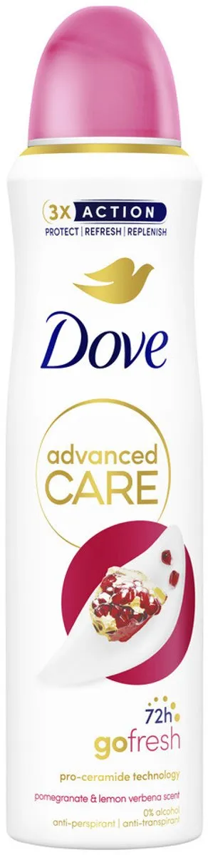 Dove Deodorant Spray Granaatappel & Citroenverbena 150ml - 10 Stuks