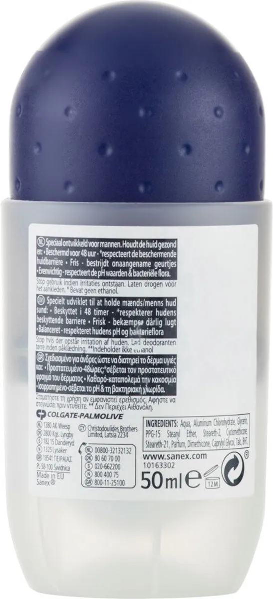 Sanex Men Deodorant Roller Active Control 50ml