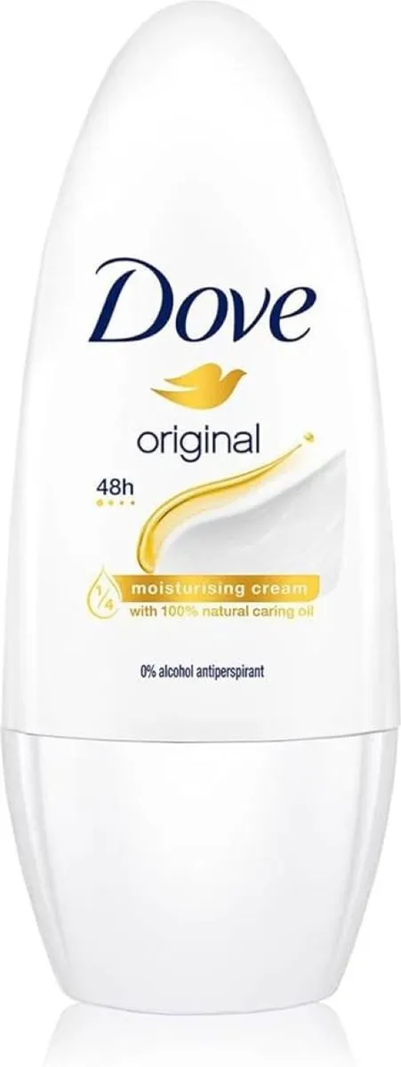 Dove Original Deodorant Roller - 100ml (2x50ml)