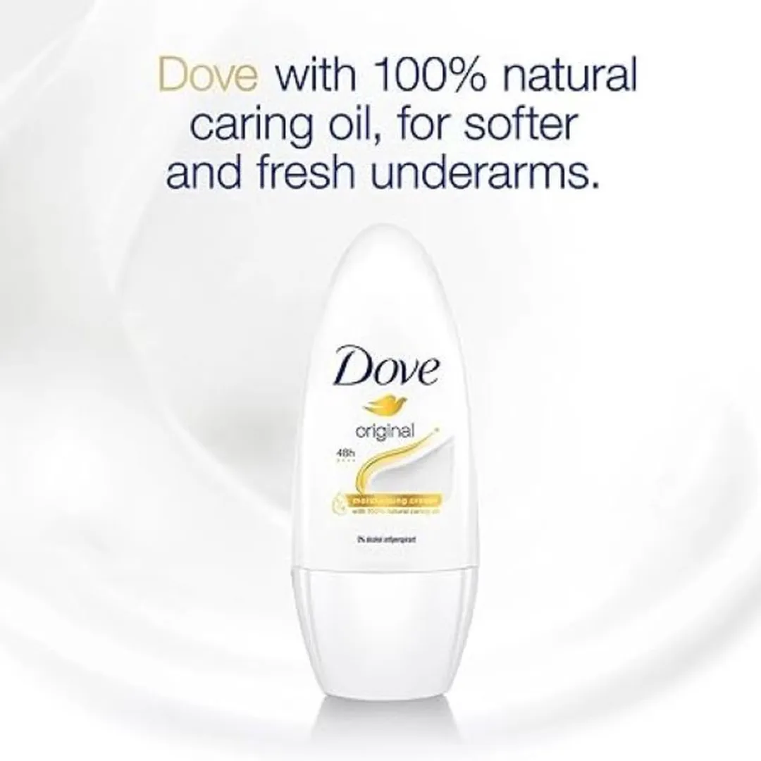 Dove Original Deodorant Roller - 100ml (2x50ml)