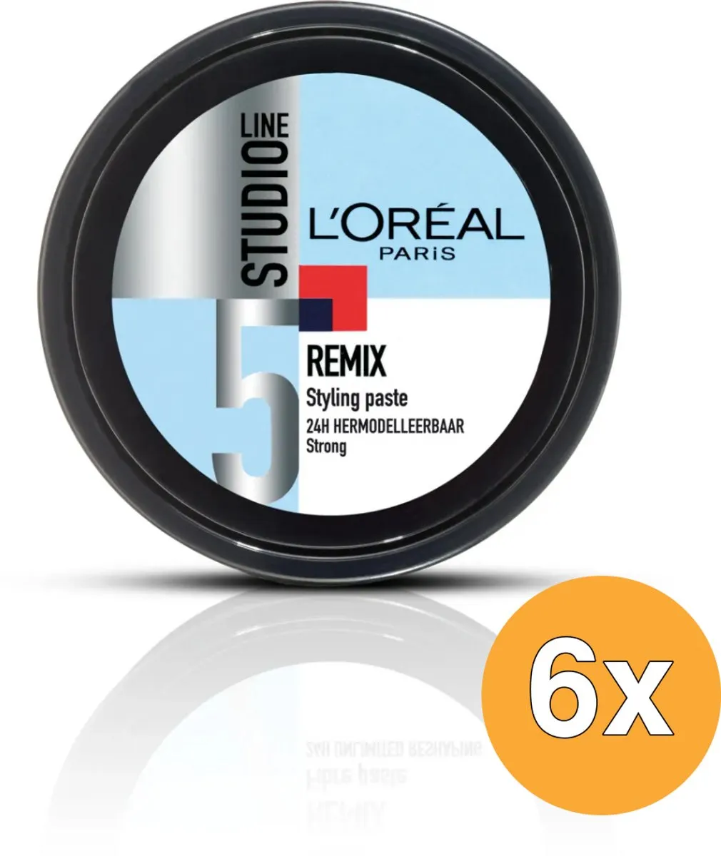 L'Oréal Paris Studio Line Remix Styling Paste - 6x150ml