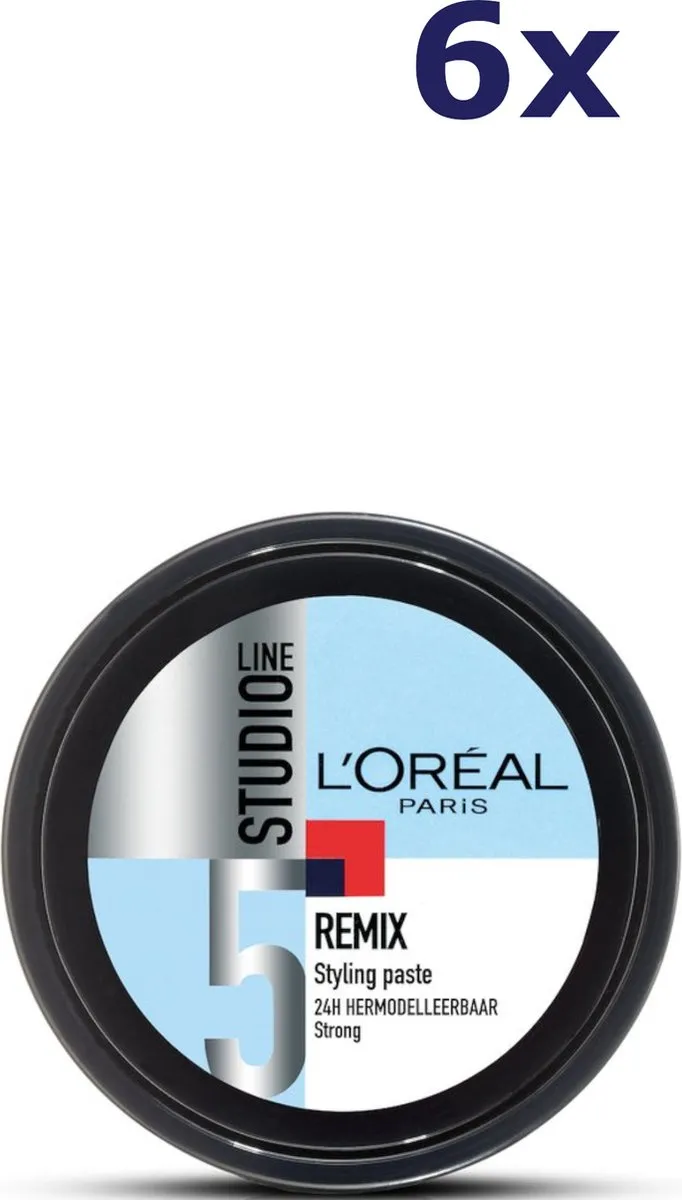 L'Oréal Paris Studio Line Remix Styling Paste - 6x150ml