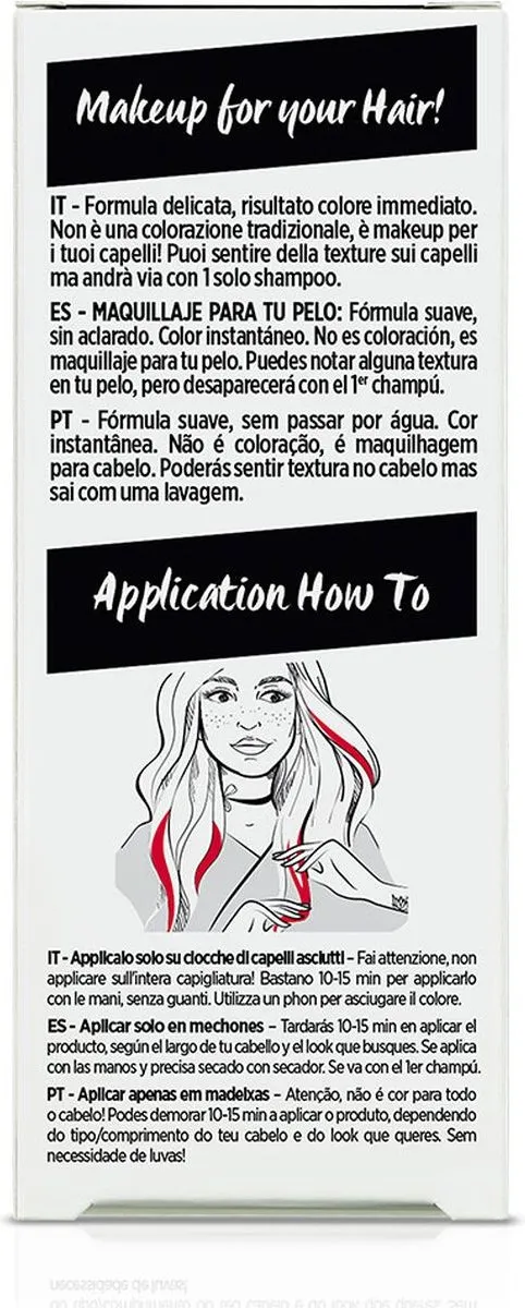 L'Oréal Paris Colorista Hair Make Up Rood 30ml