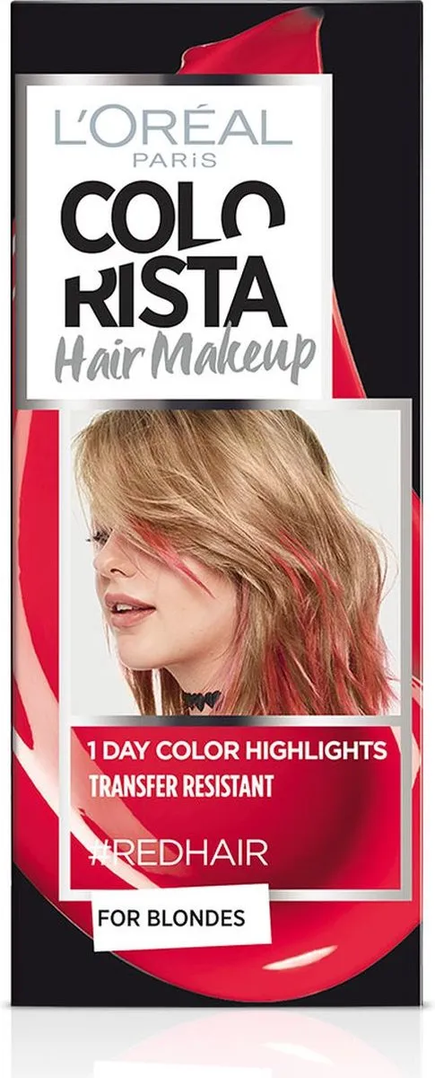 L'Oréal Paris Colorista Hair Make Up Rood 30ml