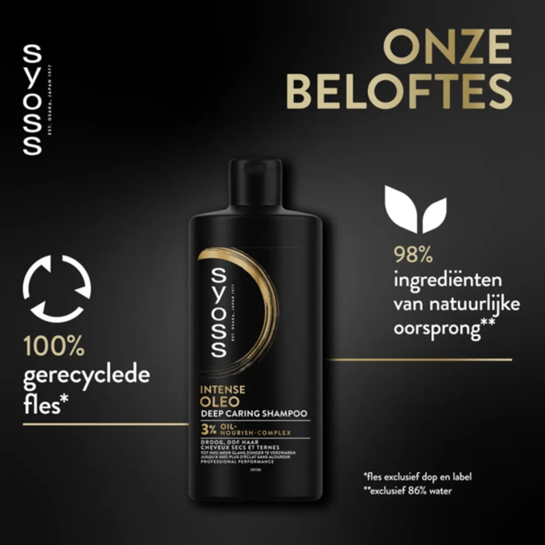 Syoss Oleo Shampoo 440ml - Voedend