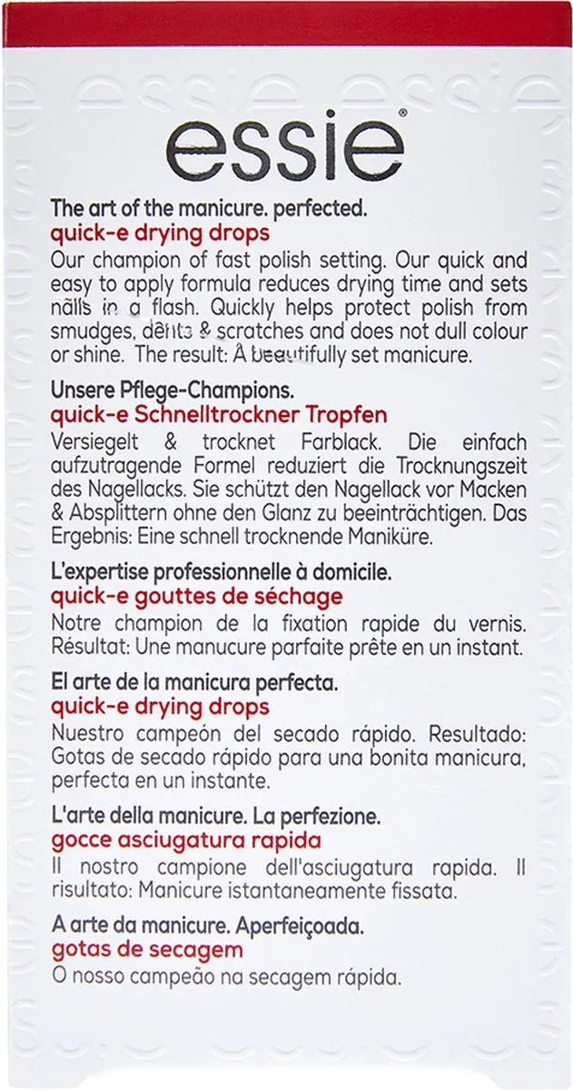 essie Quick-E Drying Drops Nagellakversneller 13,5ml