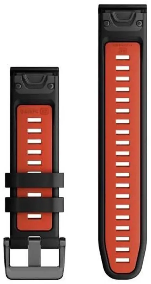 Garmin Quickfit 22mm Siliconen Bandje - 22mm - Zwart