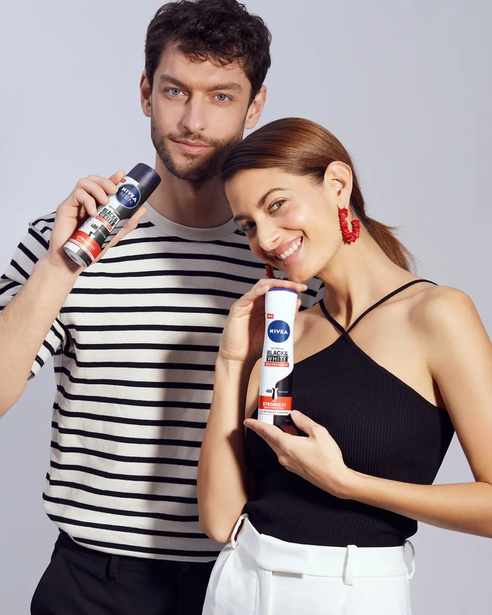 NIVEA Black & White Max Protection Anti-Transpirant Spray 6x150ml