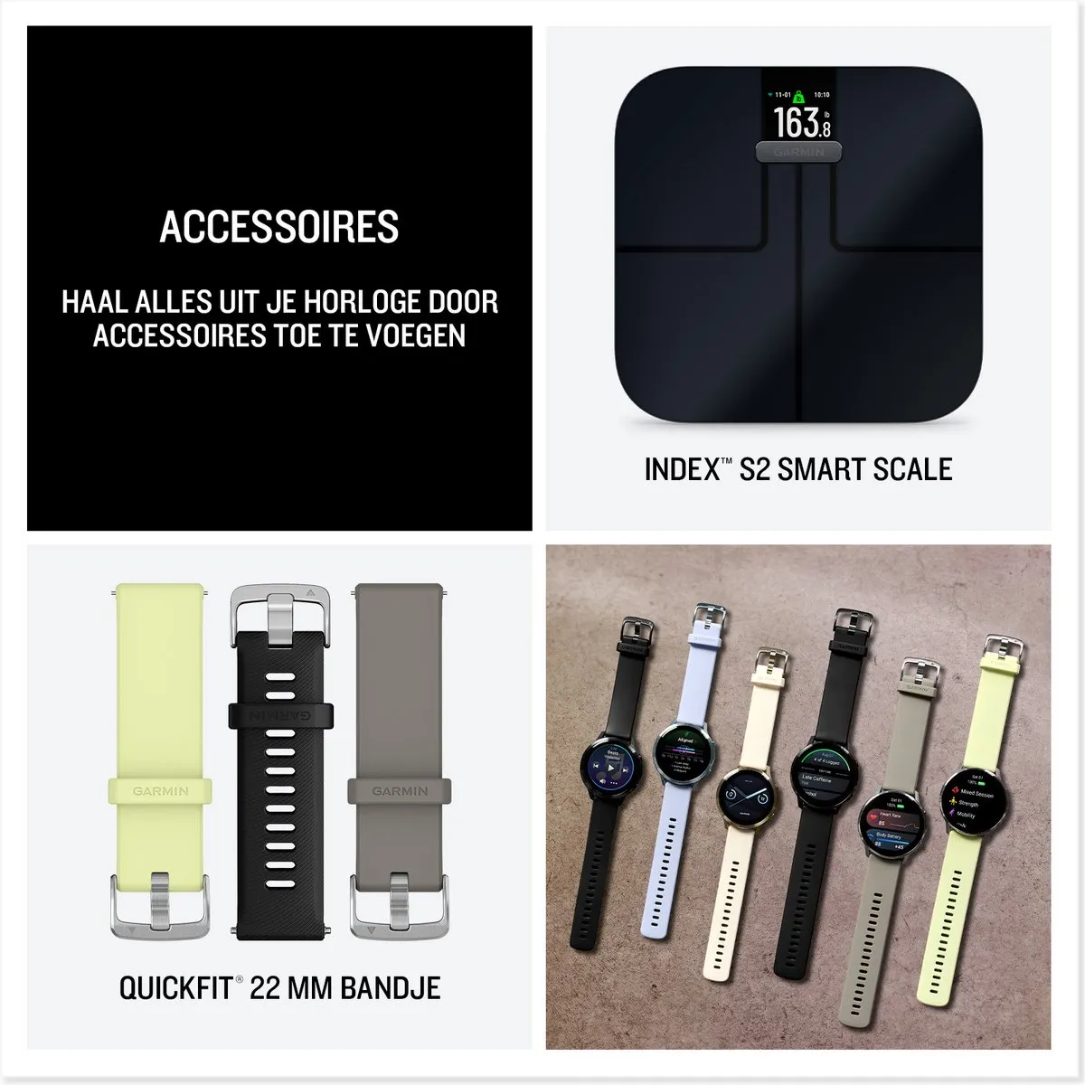 Garmin Venu 4 - Multisport smartwach - 45 mm - AMOLED - GPS - Zilver/grijs