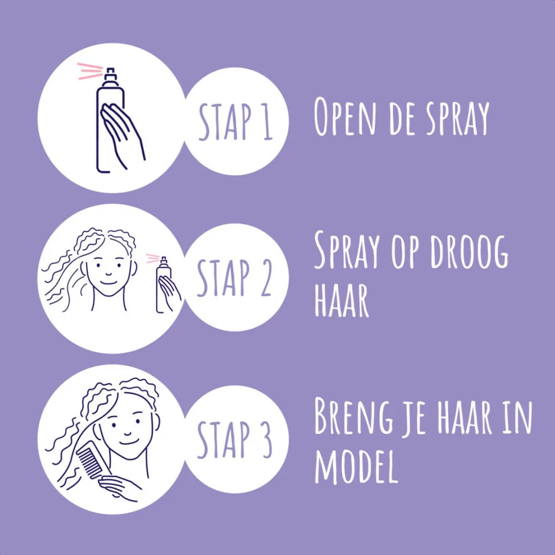 Andrélon Pink Happy Curls Gel Spray 200ml