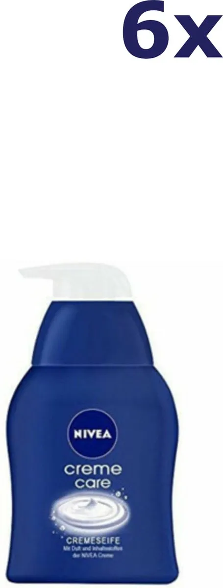 NIVEA Crème Care Handzeep 250ml - 6 Stuks