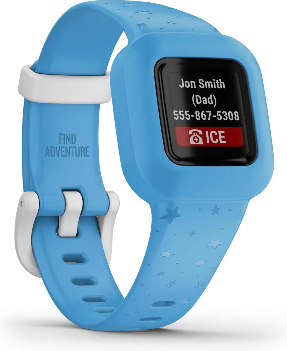 Garmin Vivofit Junior 3 Activity Tracker - Blauw - afbeelding 3 van 6