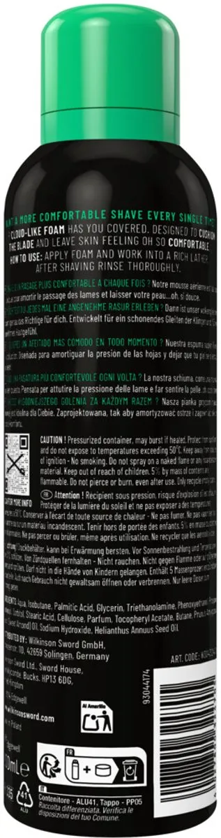 Wilkinson Sensitive Shave Foam 200ml