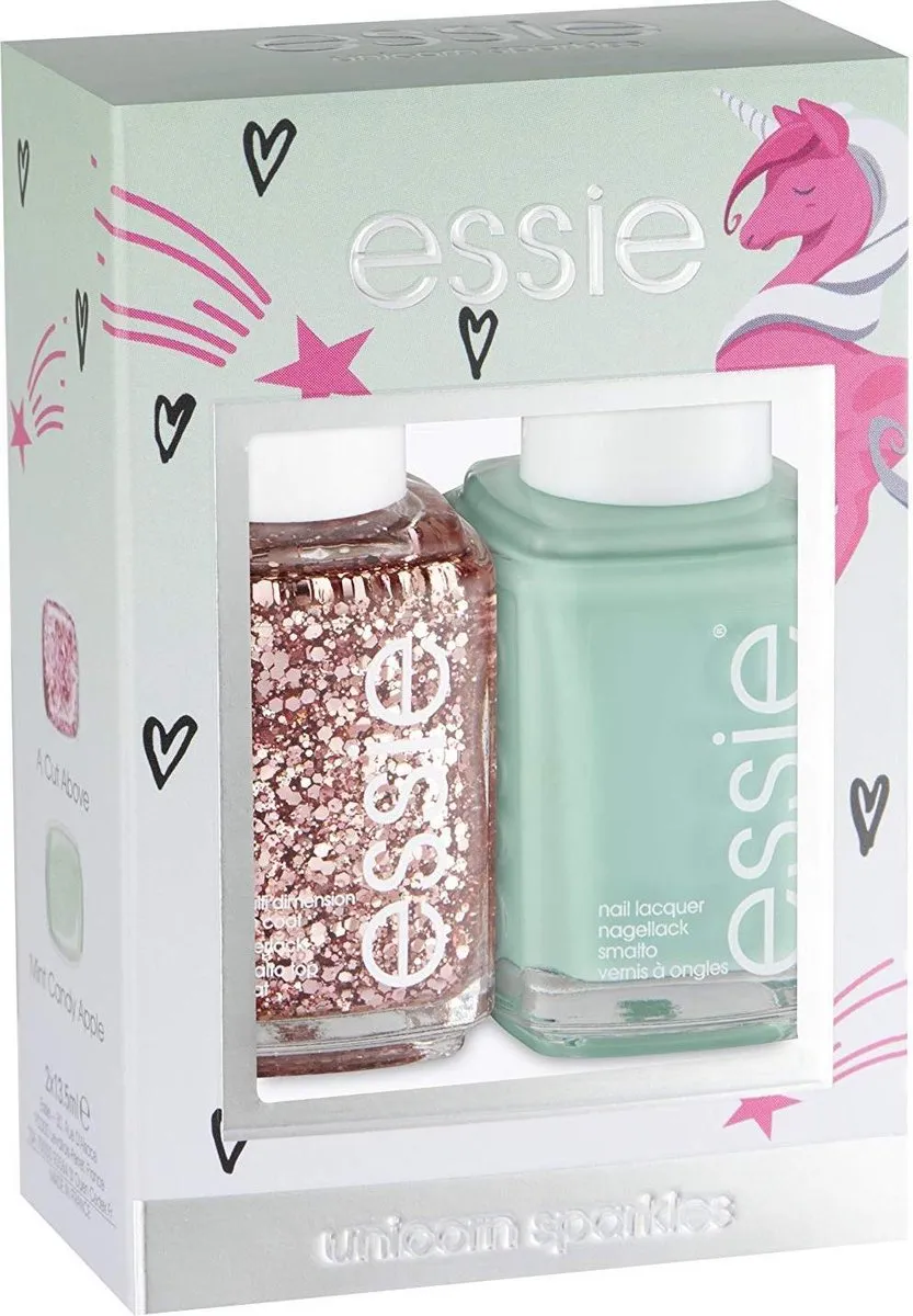 essie Nagellak Unicorn Sparkles - Groen Roze