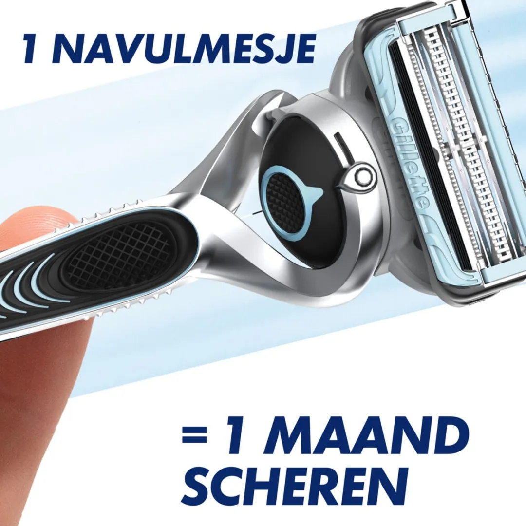 Gillette SkinGuard Sensitive FlexBall Scheersysteem - 5 Mesjes