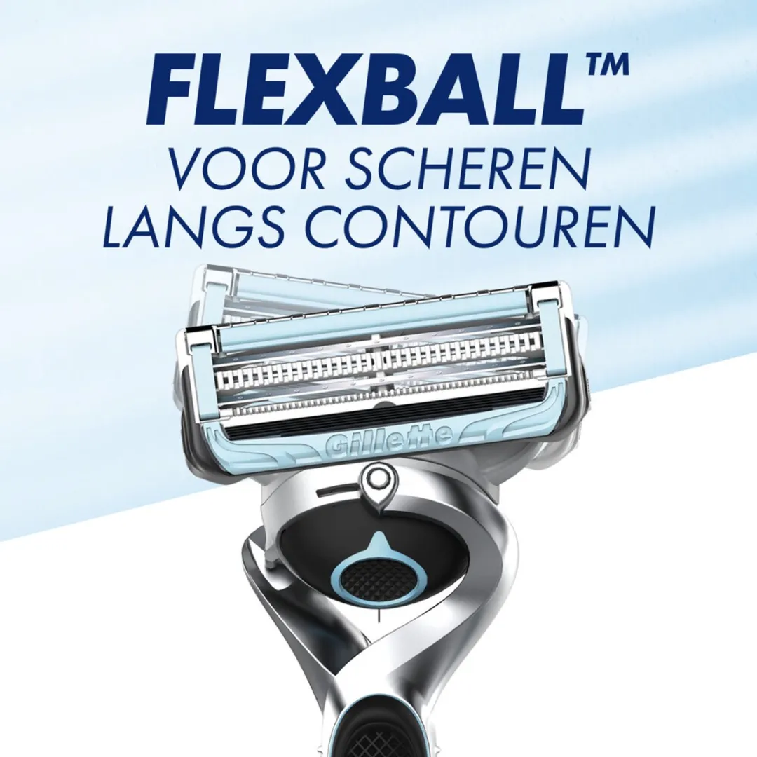 Gillette SkinGuard Sensitive FlexBall Scheersysteem - 5 Mesjes