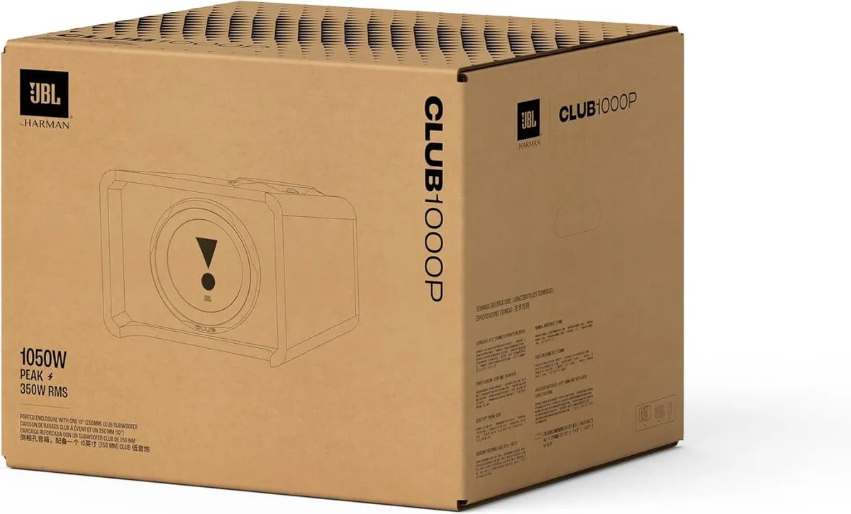 JBL CLUB 1000P Autosubwoofer 10" - 700W RMS - afbeelding 6 van 6