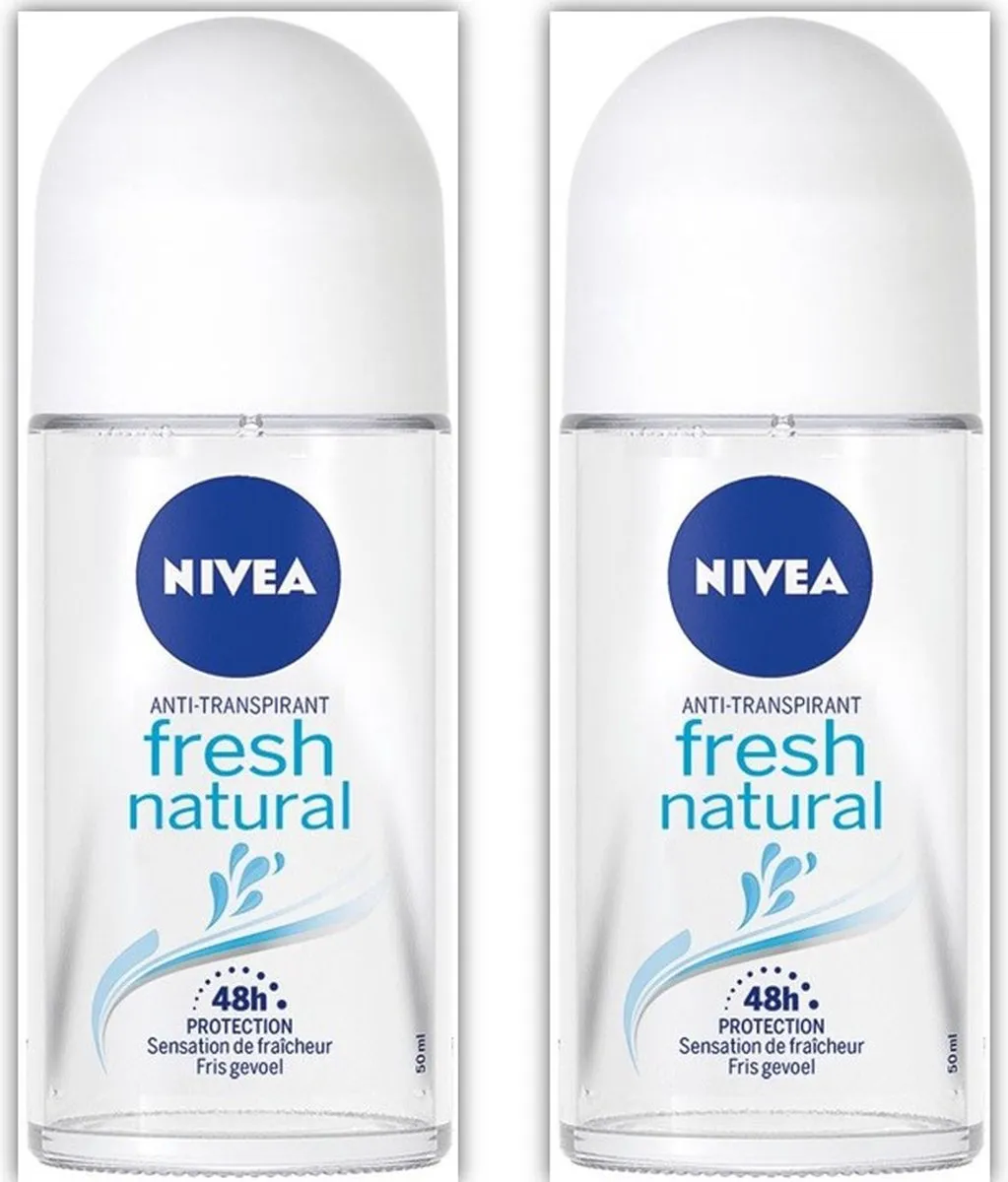 NIVEA Deo Roller Fresh Natural 2x50ml