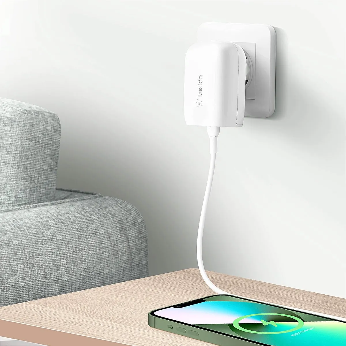 Belkin Boost Charge WCA005vfWH USB-C Adapter 30W - Wit