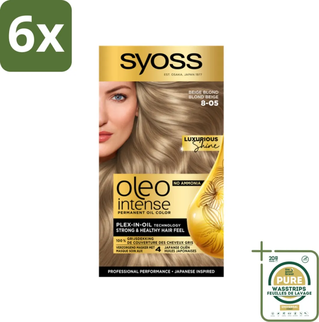 SYOSS Oleo Intense 8-05 Beige Blond Haarverf