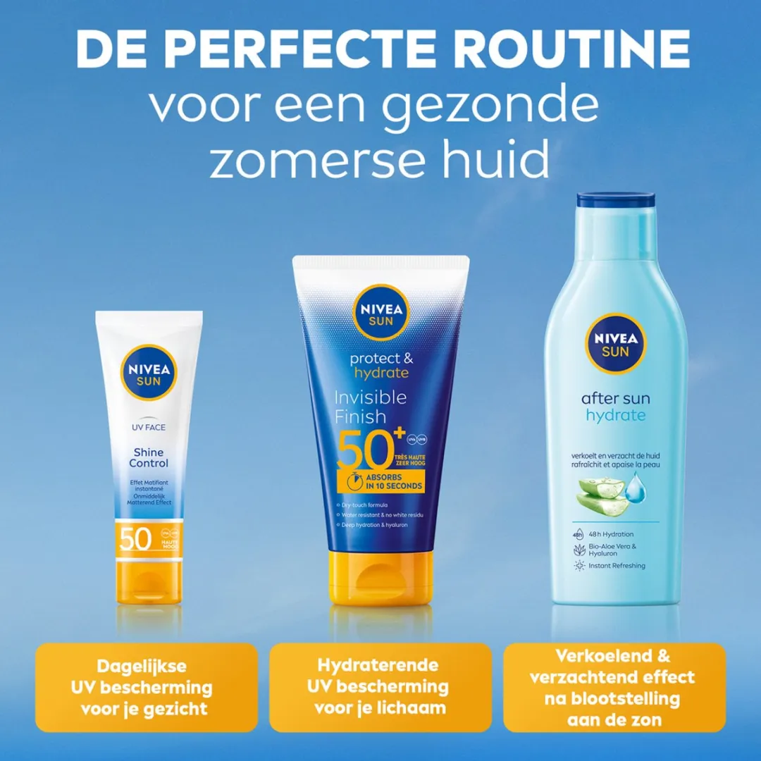 NIVEA SUN Protect & Hydrate Invisible Finish Zonnecrème SPF50+ 150ml