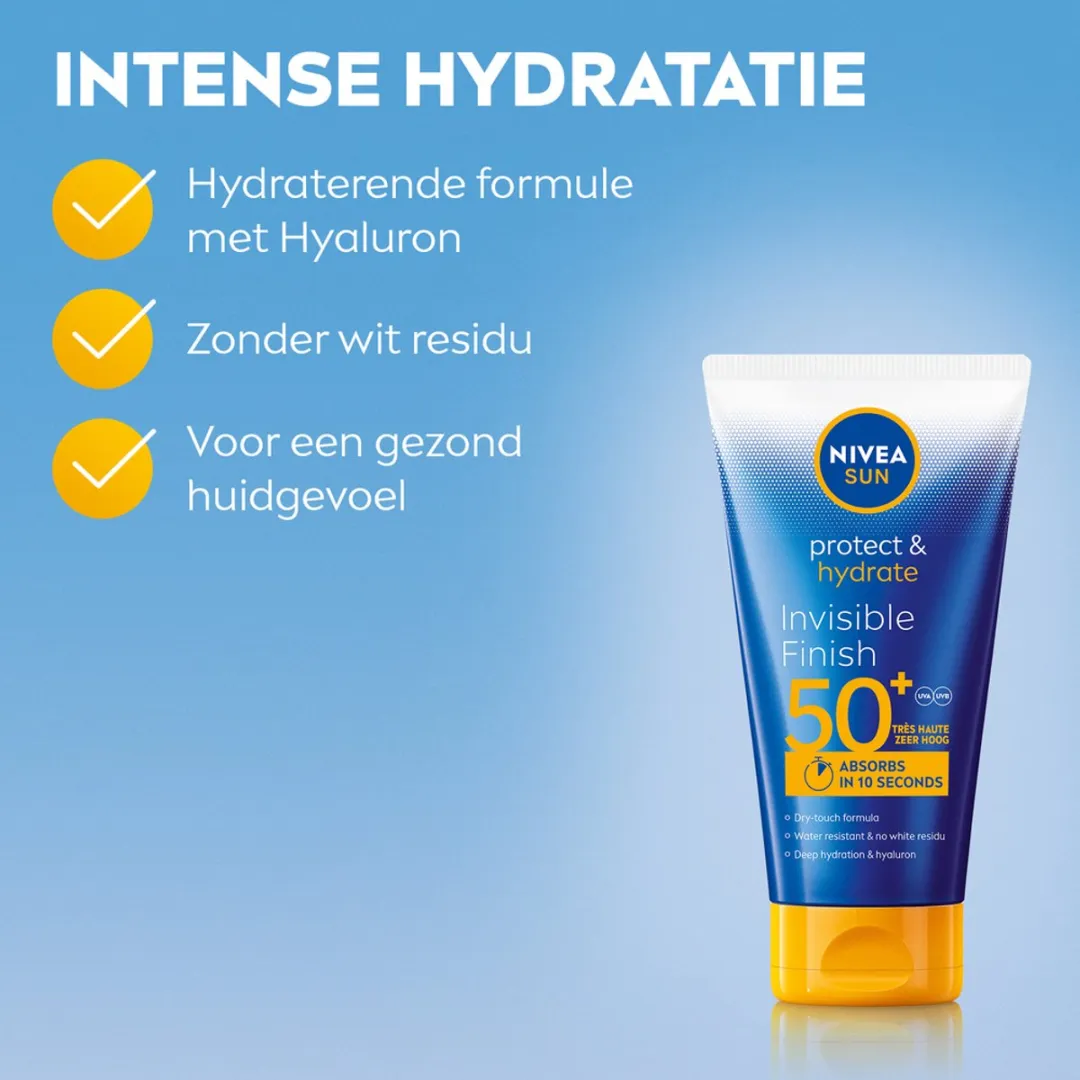 NIVEA SUN Protect & Hydrate Invisible Finish Zonnecrème SPF50+ 150ml