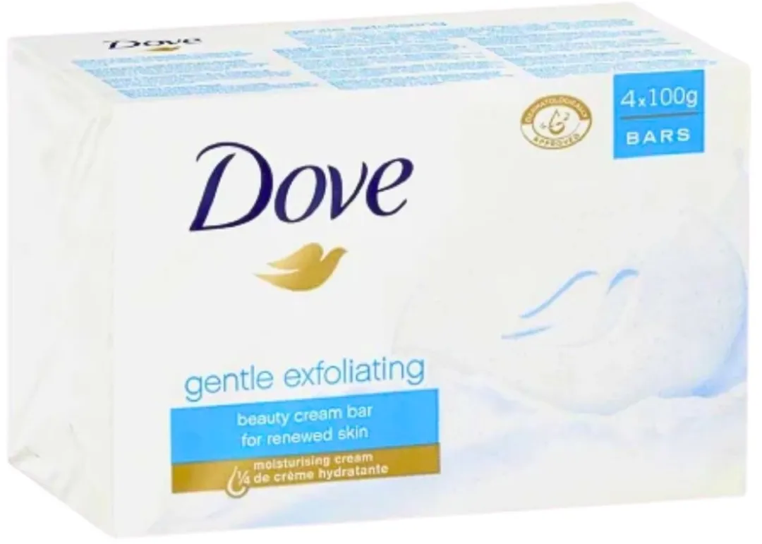Dove Gentle Exfoliating Beauty Bar - 200 Stuks (2x8x100g)