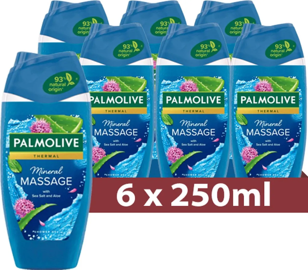 Palmolive Mineral Massage Douchegel 250ml - 6 Stuks