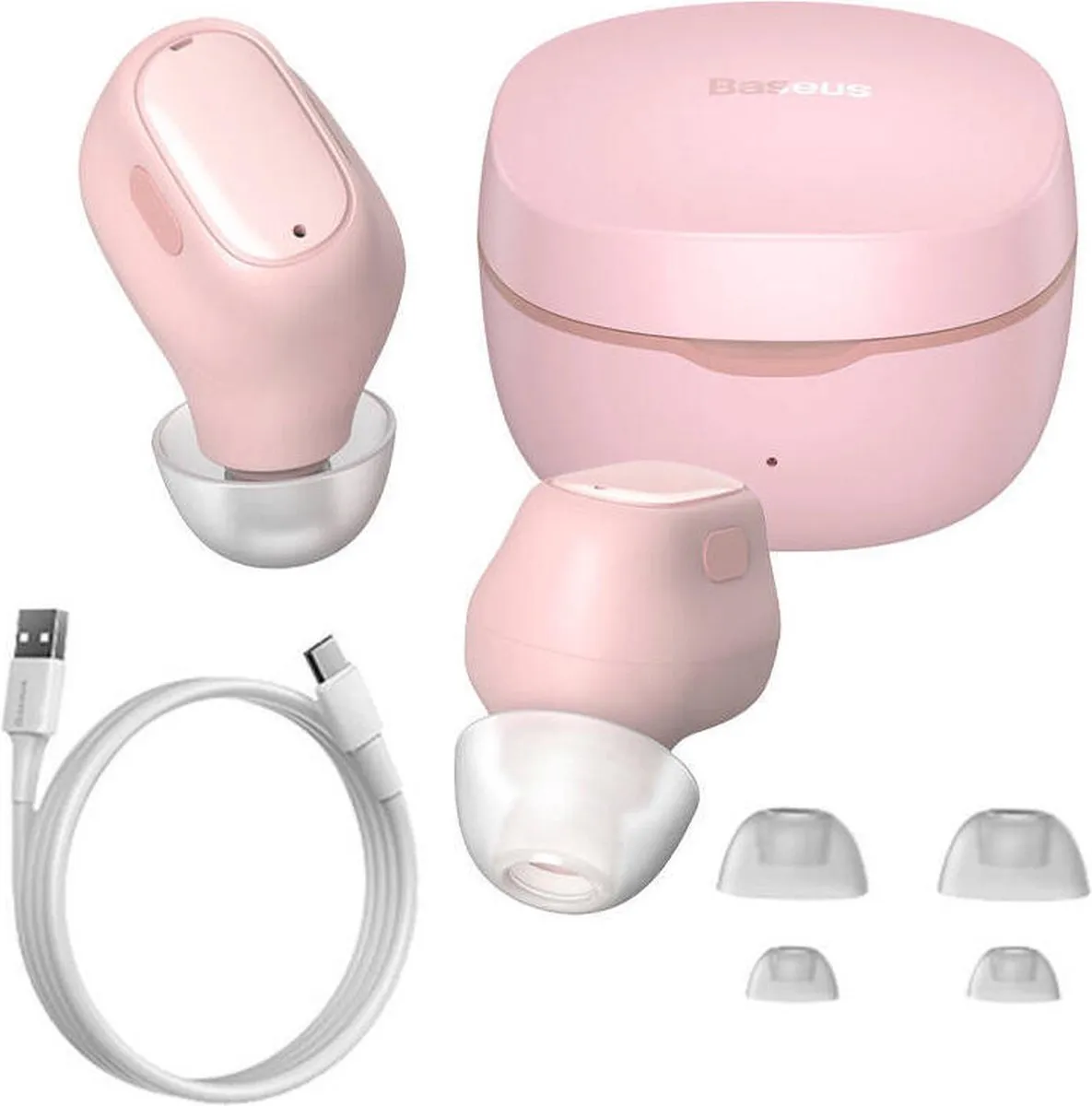 Baseus Bowie WM01 TWS Headset - Roze