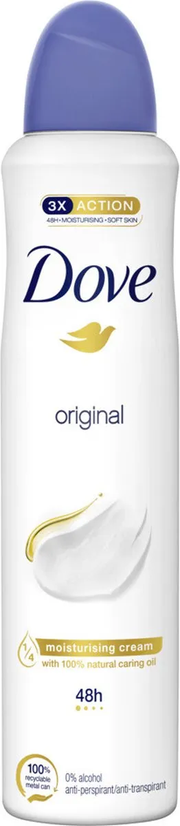 Dove Deodorant Spray Original 250ml - 6 Stuks