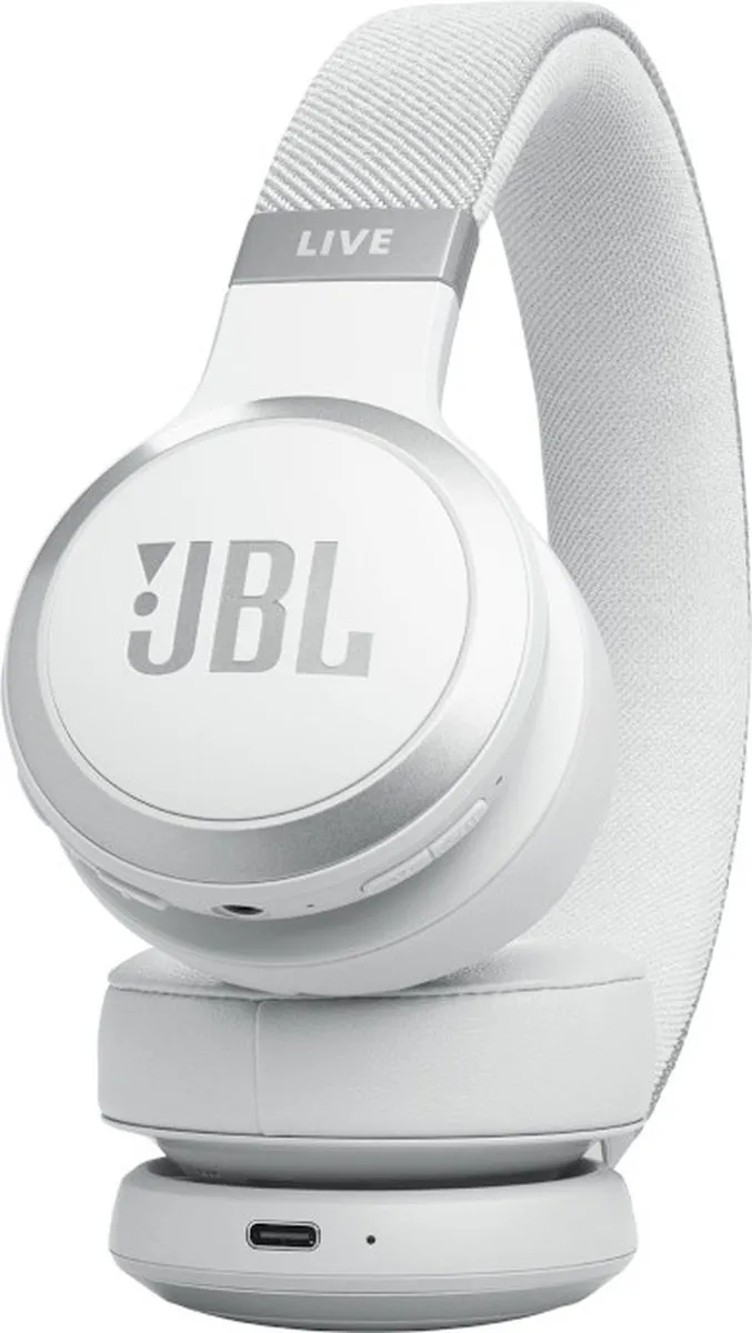 JBL Live 670NC Noise Cancelling Koptelefoon - Wit