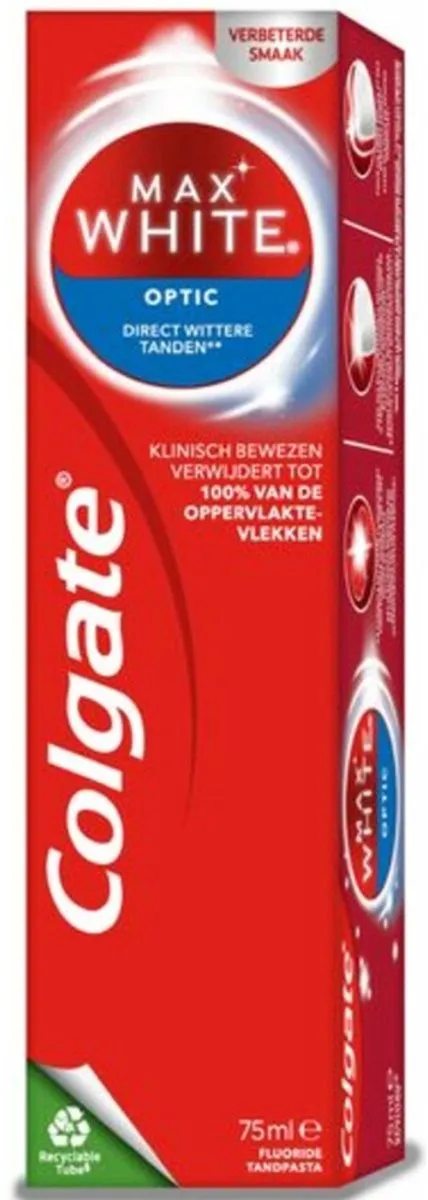 Colgate Max White Optic Tandpasta 75ml - 20 Stuks