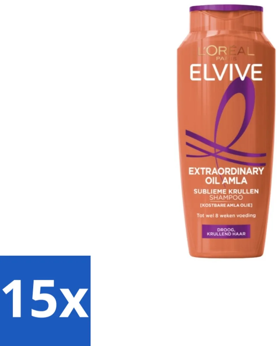 L'Oréal Paris Elvive Extraordinary Oil Krulverzorging Shampoo 250ml