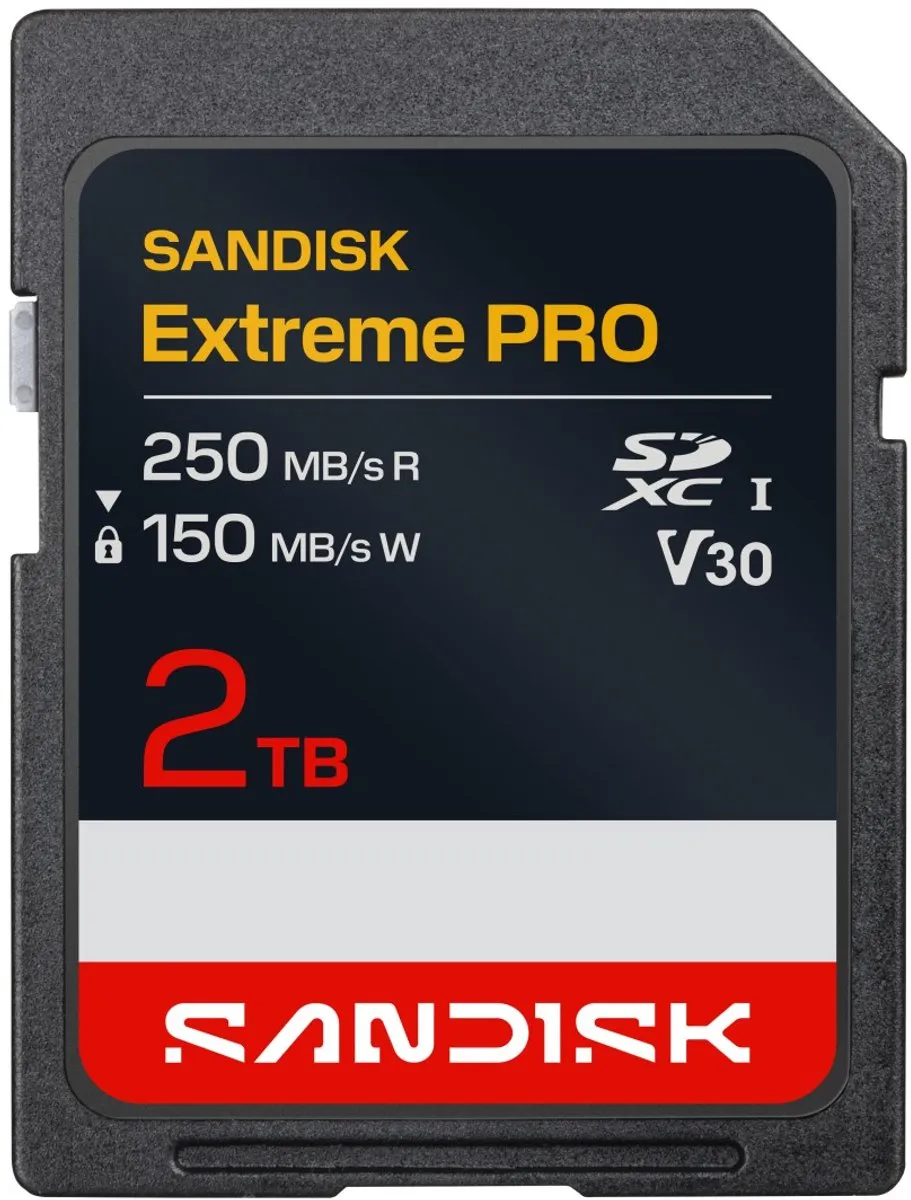 SanDisk SDXC Extreme Pro 2TB - V30