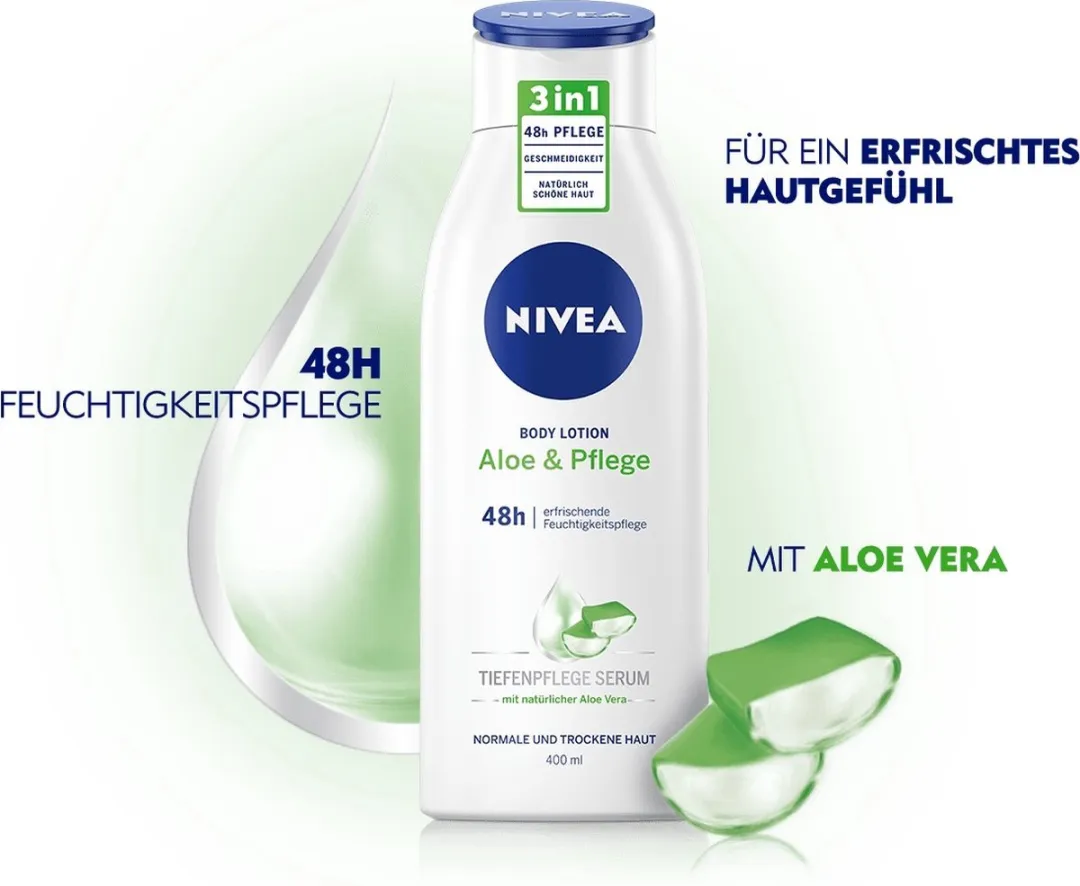 NIVEA Aloe & Care Bodylotion 400ml