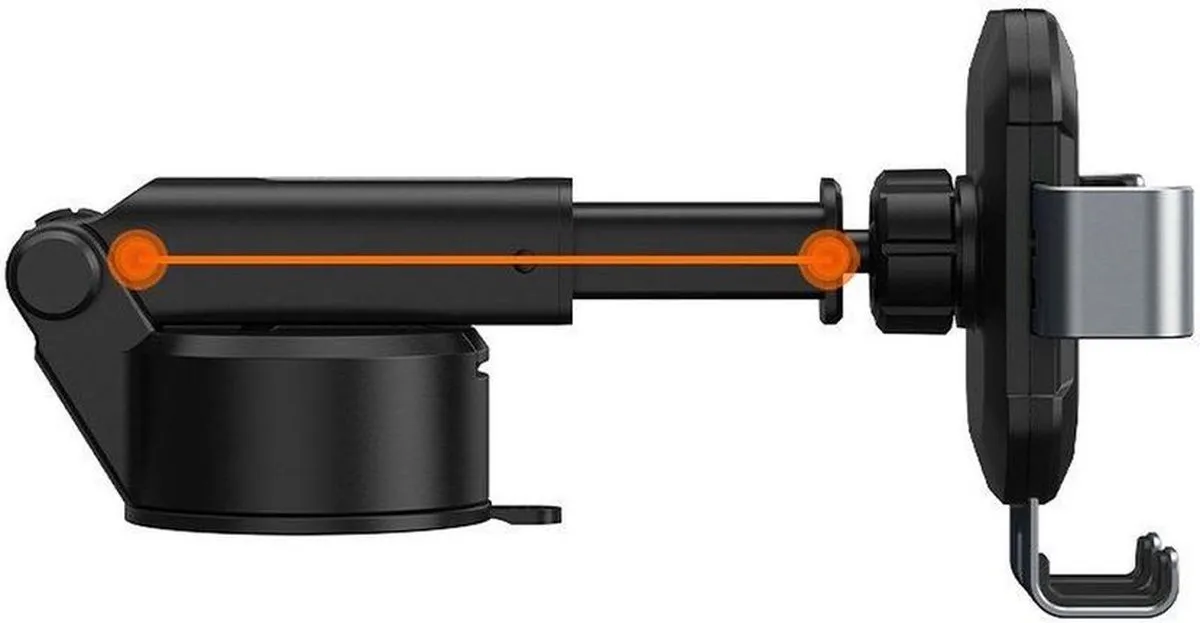 Baseus Telefoonhouder Dashboard 6.9 Inch - Zuignap - Zwart