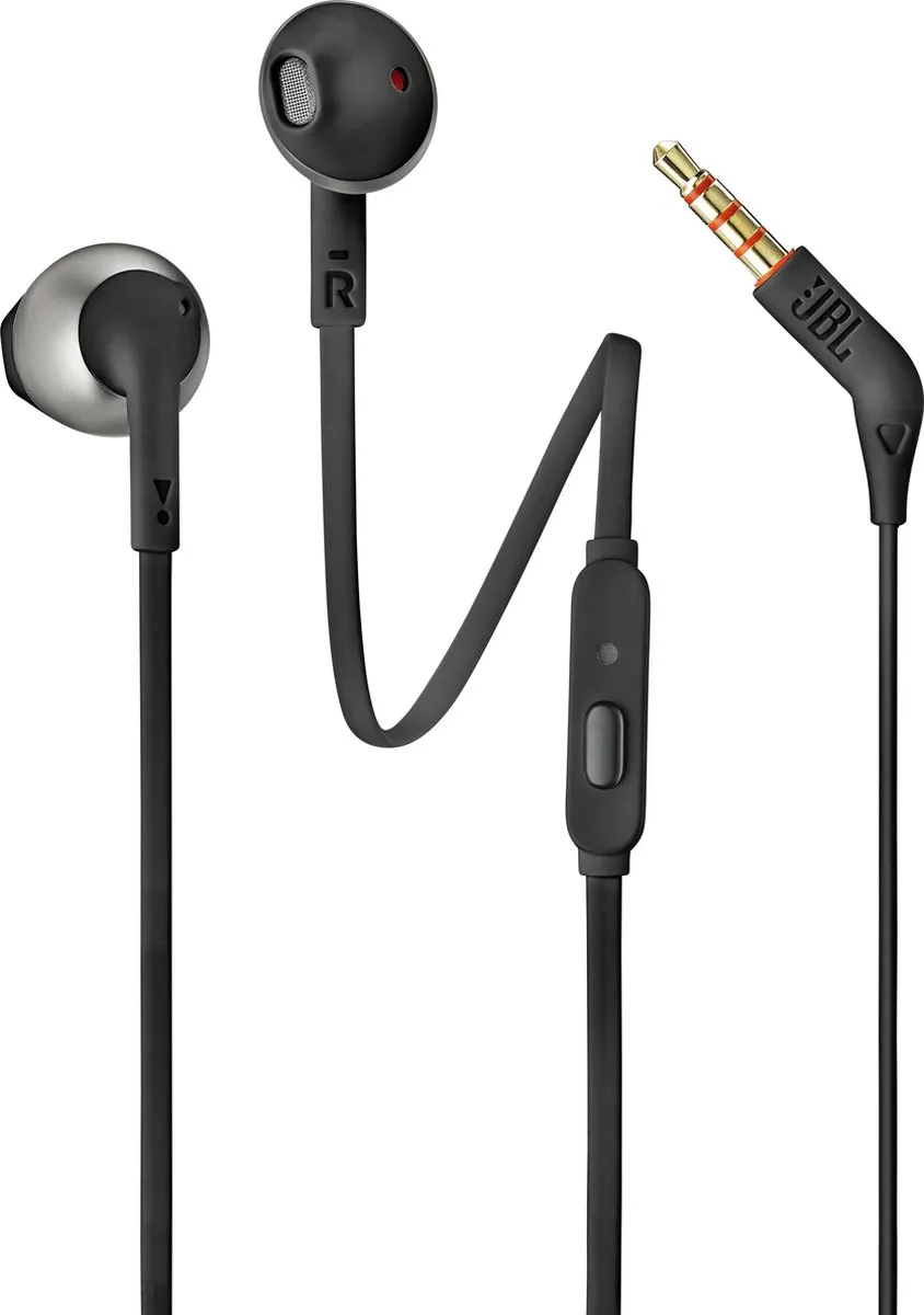 JBL Tune 205 T205 Bedrade Oordopjes - Zwart