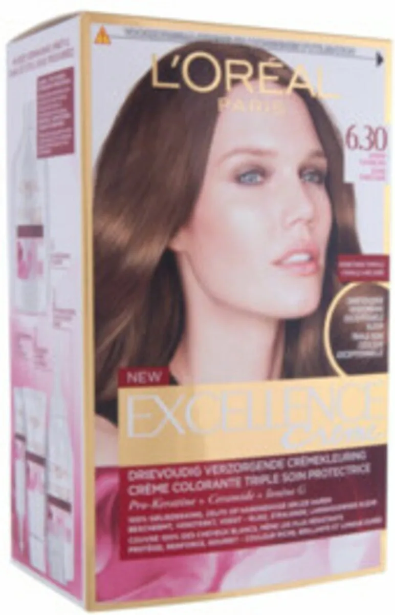 L'Oréal Paris Excellence Crème 6.3 Donker Goudblond + Magic Retouch Spray 75ml