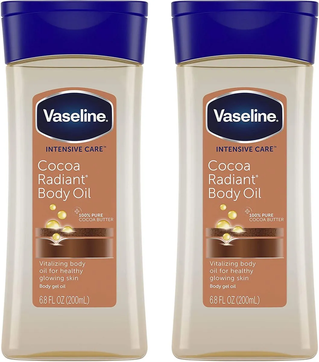 Vaseline Cocoa Body Gel Oil 400ml - 2 Stuks