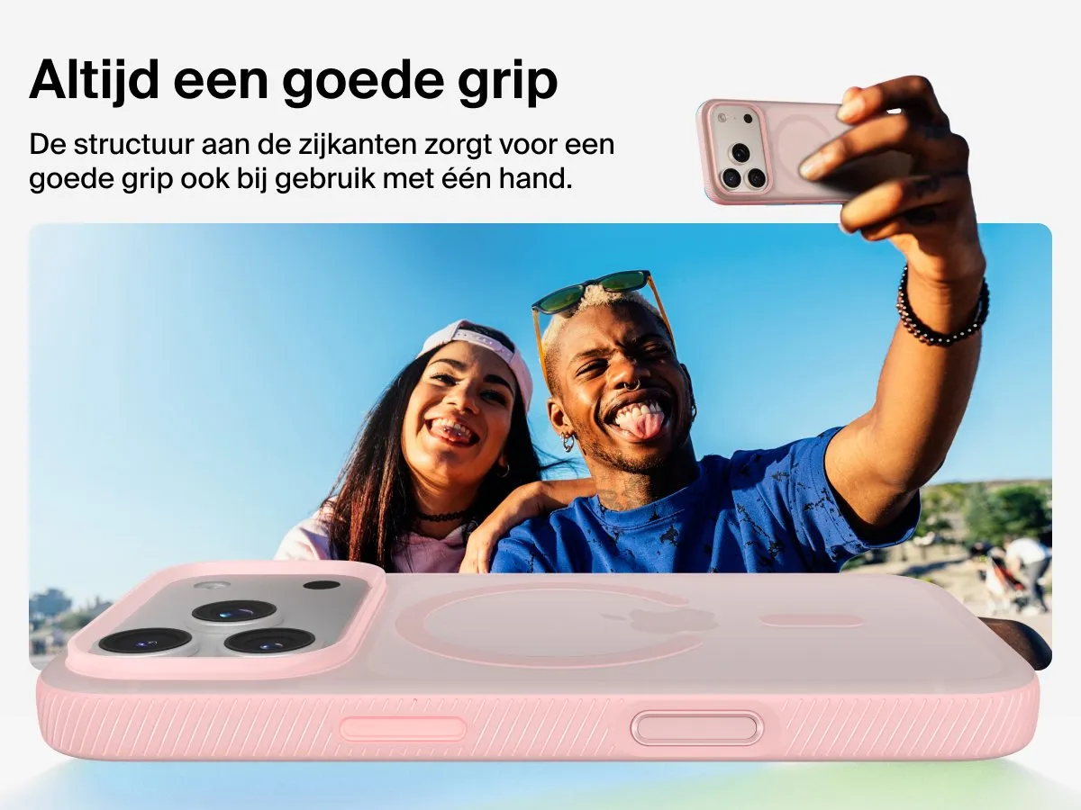 Belkin SheerForce Grip Hoesje iPhone 17 Pro - Roze - MSA035HQPK