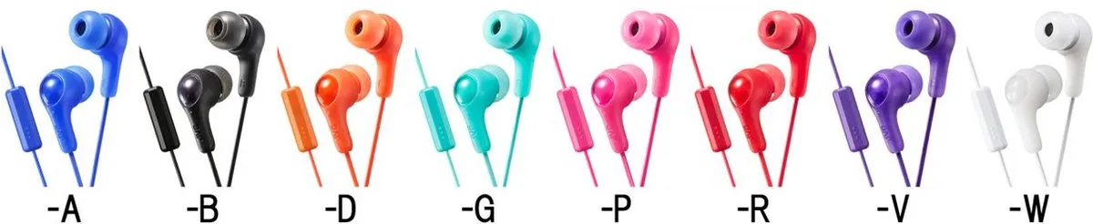 JVC Gumy Plus HA-FX7M-AN-U Oordopjes - Blauw