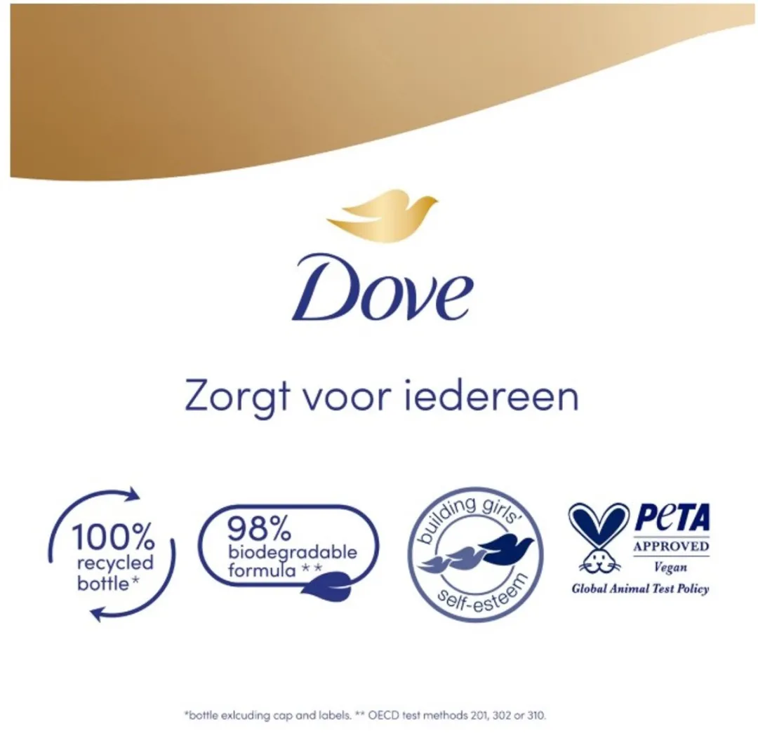 Dove Advanced Care Douchegel Nourishing Care - 6x 225ml