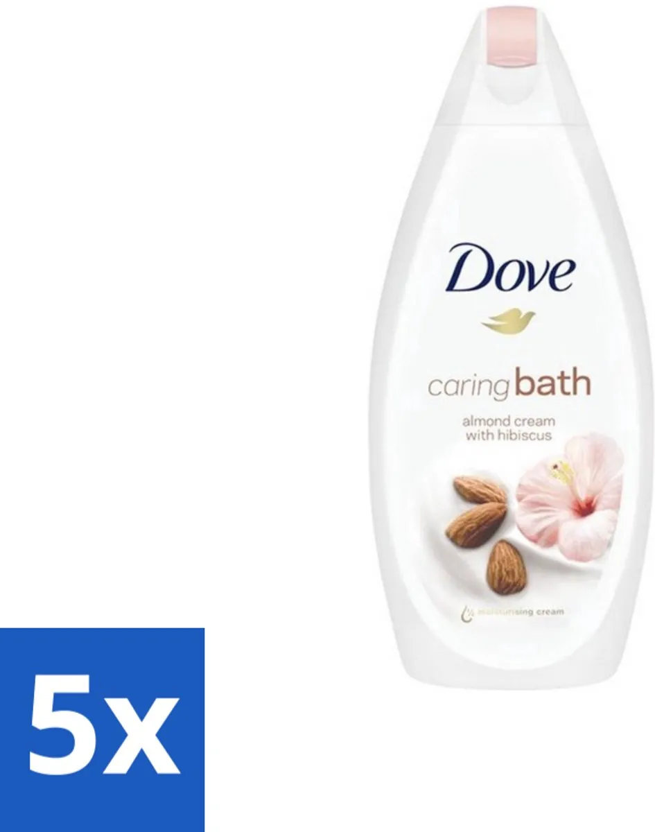 Dove Caring Bath Almond Badcrème 450ml