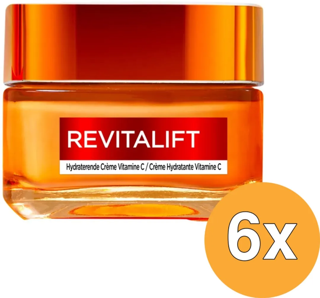 L'Oréal Paris Revitalift Vitamine C Brightening Cream 50ml - 6 Stuks